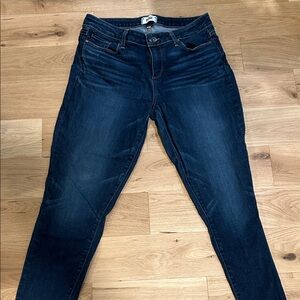 PAIGE VERDUGO ANKLE Women's Deep Indigo Skinny Jeans